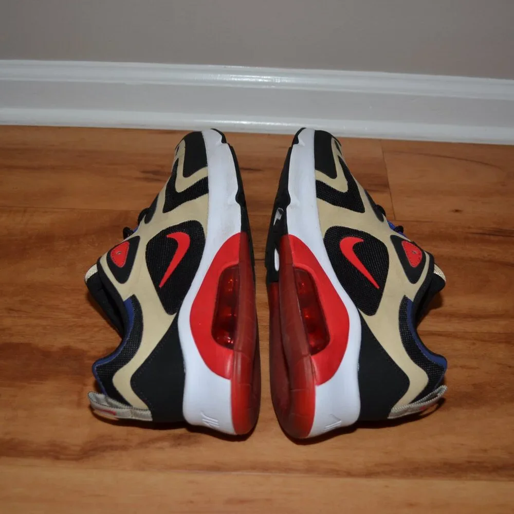 Nike Air Max 200 Mens 11.5 Team Gold University Red AQ2568-700 Sneakers
